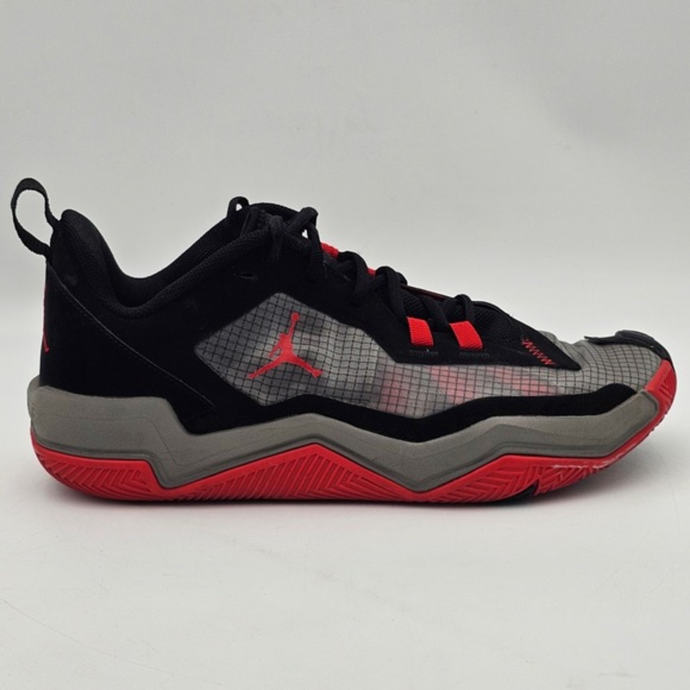 Jordan‎ Men's One Take 4 "Bred" Black/Red Basketball Shoes DO7193-061 Size 11